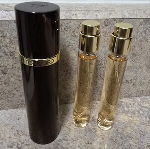 BUNDLE of 2 TOM FORDBois Marocain Eau de Parfum Fragrance Travel Spray 10 ml
